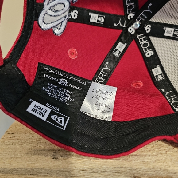 Washington Nationals Youth Baseball Cap Red White And Blue Sparkles - Picture 6 of 7